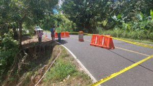 Temen una tragedia por daño en la vía Soná-Las Palmas, piden al MOP una solución urgente.