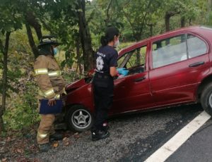 Accidente de tránsito deja una víctima en El Macho de Ponuga.