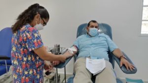 En Santiago se realizó la jornada latinoamericana de donación de sangre.