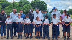 Inauguran proyecto vial en el distrito de San Francisco.